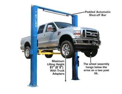 ATLAS PV12PX 12,000 lb Overhead 2-Post Lift