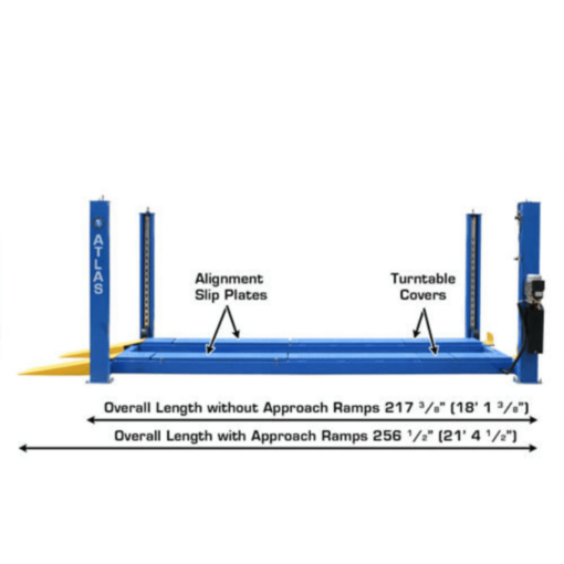 Atlas 414A 14,000 lb Commercial Grade 4-Post Alignment Lift - Image 10