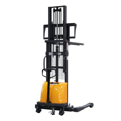 Semi-Electric Power Lift Straddle Stacker 3300Lbs 98"Lifting