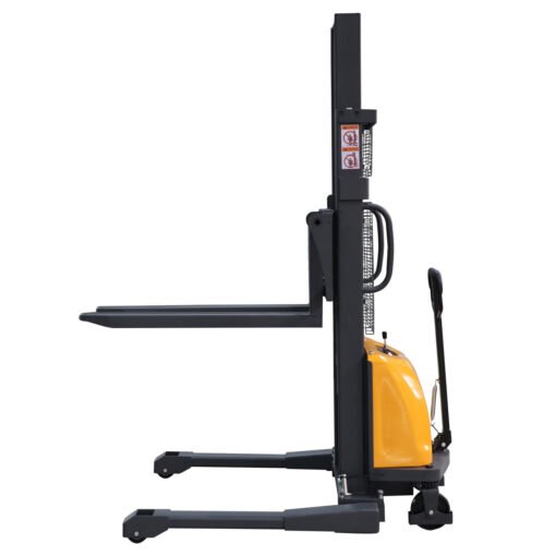 Semi-Electric Power Lift Straddle Stacker 3300Lbs 118"Lifting - Image 3