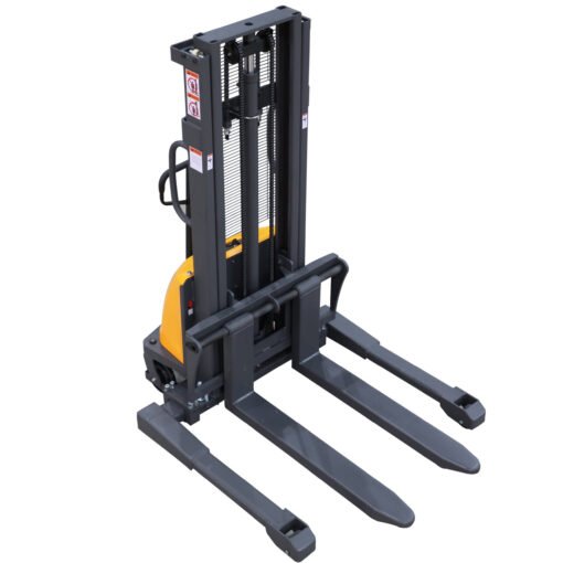 Semi-Electric Power Lift Straddle Stacker 3300Lbs 118"Lifting - Image 4