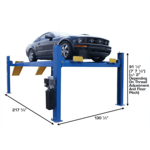 Atlas 414A 14,000 lb Commercial Grade 4-Post Alignment Lift - Image 6