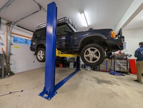 APlusLift 10,000LB 2-Post Floor Plate Heavy Duty Car Lift with 3 Year Warranty - HW-10KBP-A photo review