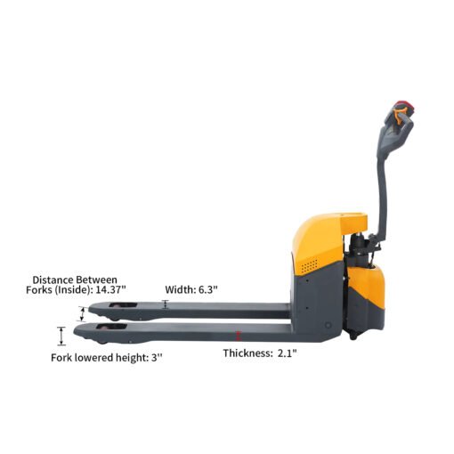 Full Electric Pallet Jack With Emergency Key Switch 4400lbs Cap. 48" x27" Local Pick-Up - Image 4