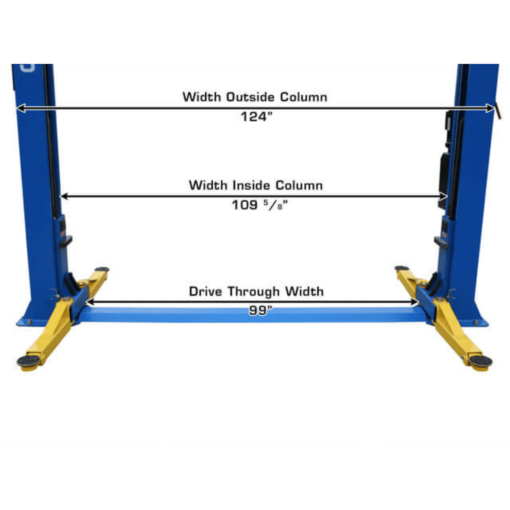 Atlas BP8000 8,000 lb Capacity Baseplate 2-Post Lift - Image 16